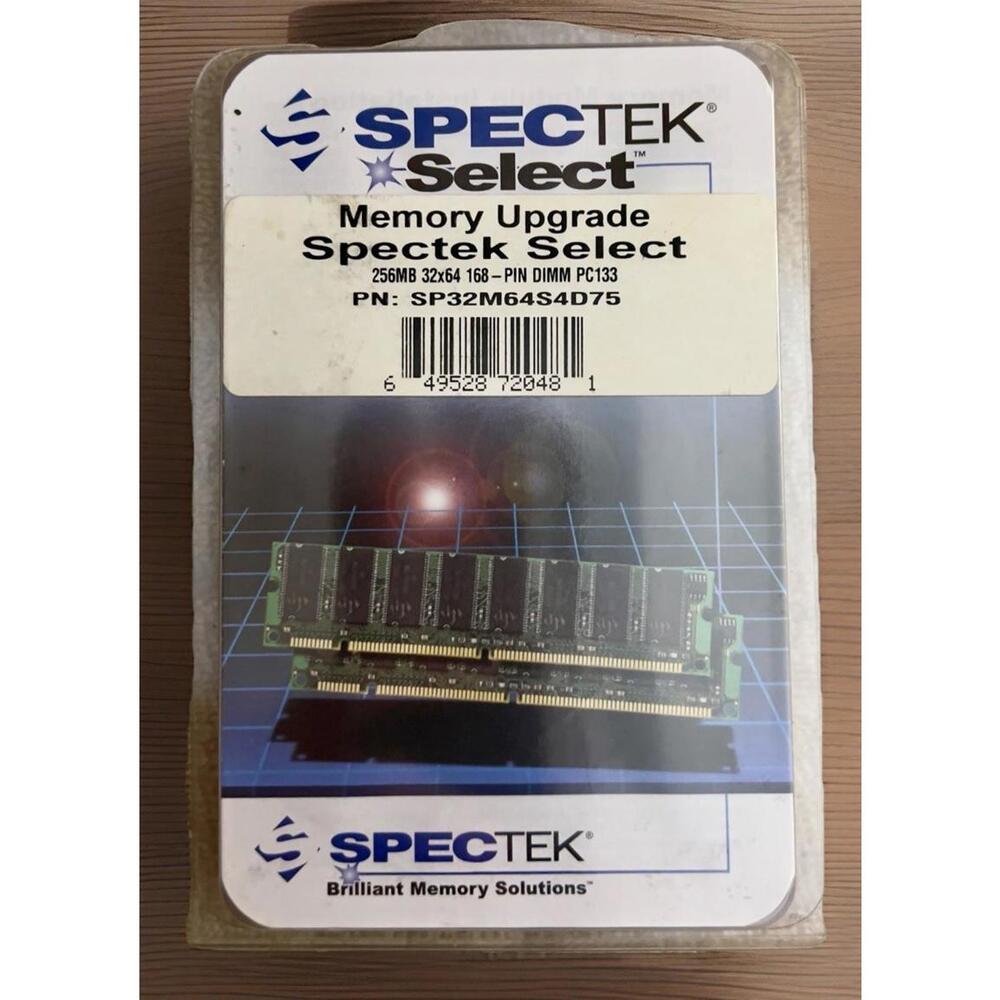 SpecTek Select 256MB 168-Pin PC133 SDRAM DIMM Desktop Memory SP32M64S4D75